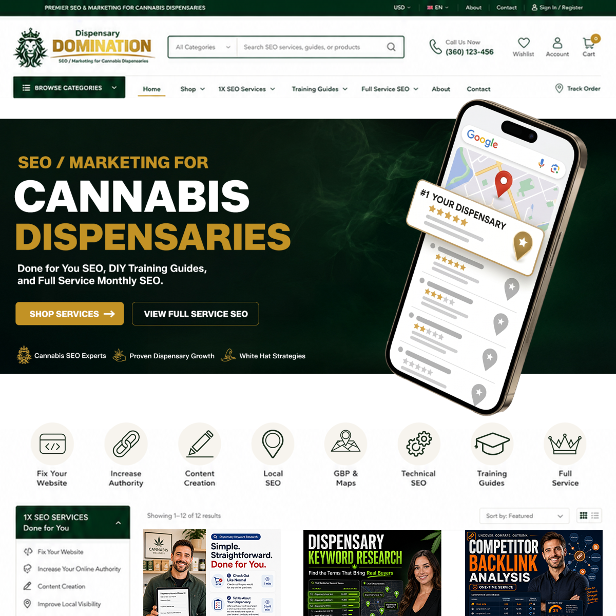 Dispensary Domination System - SEO for Dispensaries Dispensary Domination System - SEO for Dispensaries
